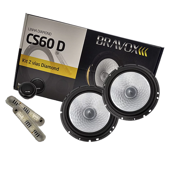 KIT 2 VIAS - CS60D (70WRMS) (BRAVOX)