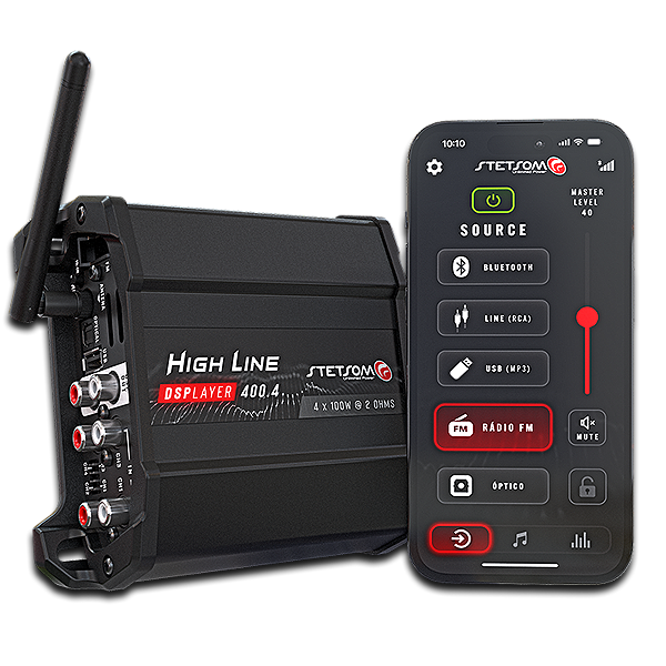 AMPLIFICADOR HL 400x4 DSPLAYER  (STETSOM)