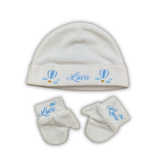 KIT LUVAS E TOUCA LUCA