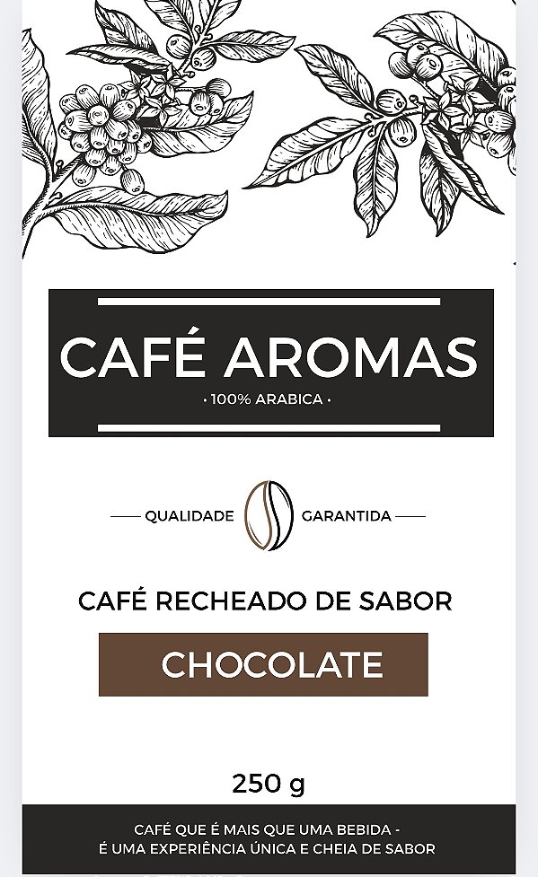 Café Aromas - Aromatizado com chocolate