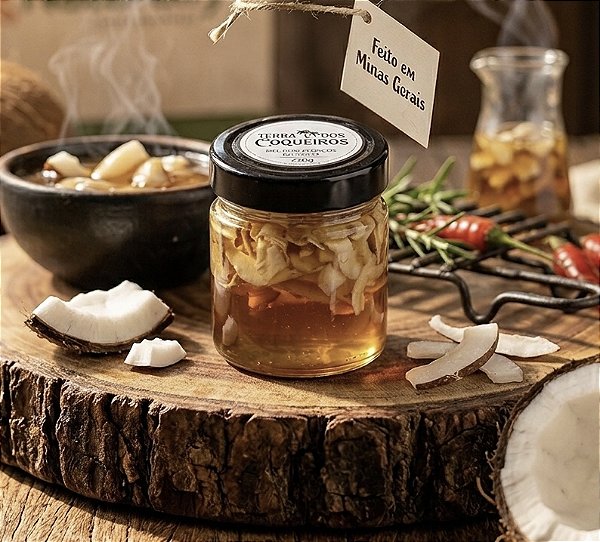 Mel com Lascas de Coco