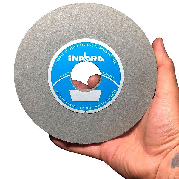 Rebolo Reto Esmeril Para Afiação Videa 6 Polegadas X 10 Mm