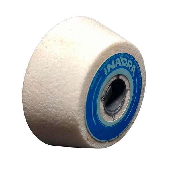 Rebolo Cônico Copo Branco AA Para Retífica 100 X 40 Grão