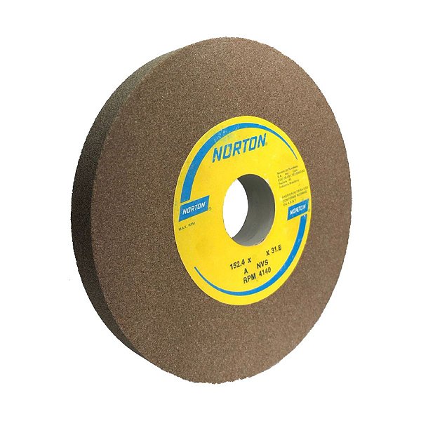 Rebolo Reto Pedra Esmeril Norton 6 X 3/4 -152 X19mm Para Aço