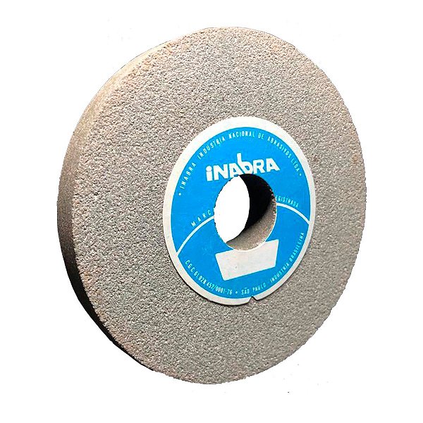 Rebolo Reto Pedra Esmeril Para Aço 10 x 1.1/4 - 254 x 31,8mm