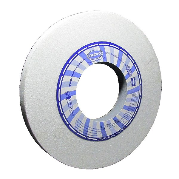 Rebolo Reto Branco Ferramentaria 8 x 3/4 x 3 Afiação Grão