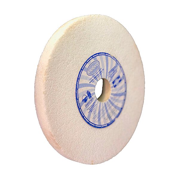 Rebolo Reto Para Afiação Geral 8 Polegadas (203mm) x 1" Grão