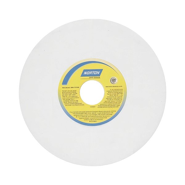 Rebolo Reto Branco 8 x 3/4 x 1.1/4 Afiação Cutelaria Norton