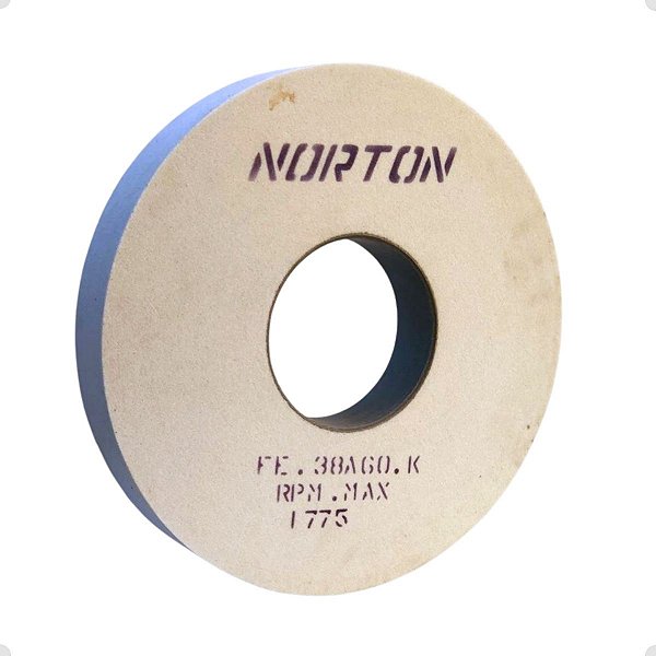 Rebolo Branco Reto Afiação Retífica 355,6 x 50,8 x 127 mm