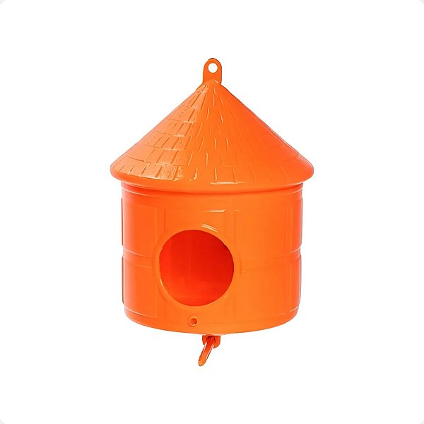 Ninho Passarinho Casinha Para Jardim Com Poleiro P/ Passaro