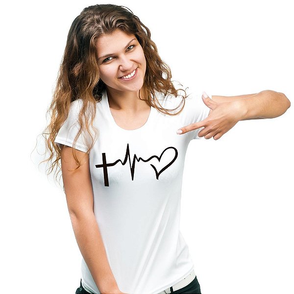 camisetas gospel femininas
