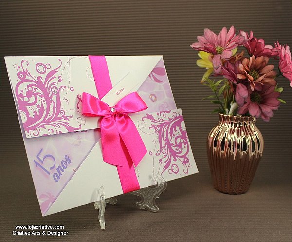 Convite 15 Anos Mar e Piscina