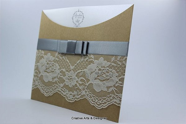 Convite de Casamento Artesanal Rústico Ilha de Curaçao