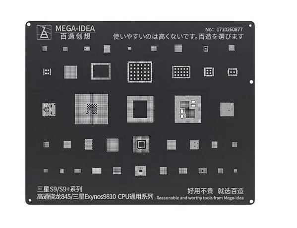 Stencil Reballing bga Samsung S9 / S9 +