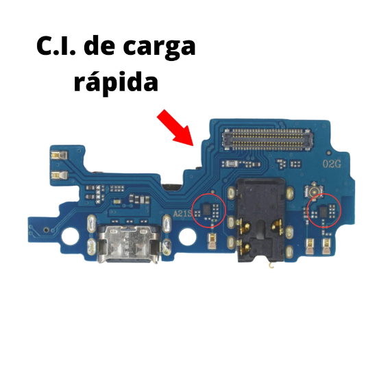 PLACA CARGA GALAXY A21S (A217) TURBO