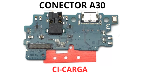 PLACA CONECTOR DE CARGA A30 DOCK A305 COM MICROFONE E CI DE CARGA RAPIDA