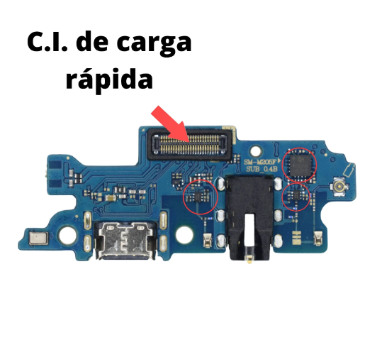 PLACA CARGA GALAXY M20 (M205) TURBO
