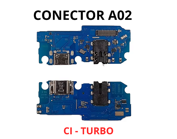 PLACA CONECTOR DE CARGA A02 DOCK A022M COM MICROFONE E CI DE CARGA RAPIDA