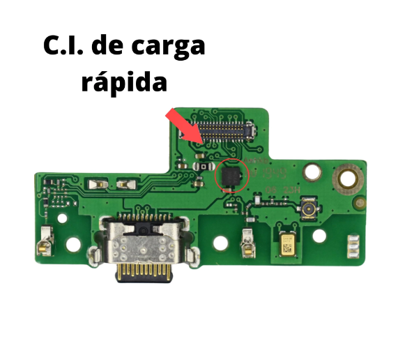 PLACA CARGA MOTO G8 TURBO