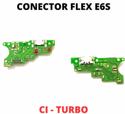 PLAQUINHA CONECTOR DE CARGA E6S / E6i Xt2053 E6S COM CI CARGA