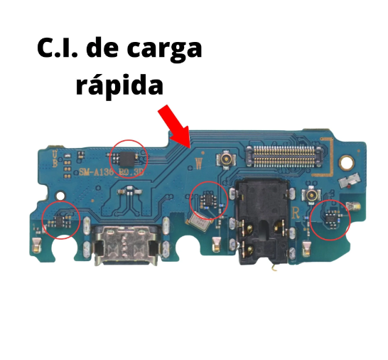 PLACA CARGA GALAXY A13 5G (A136) TURBO