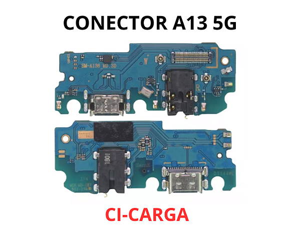 PLACA CONECTOR DE CARGA A13 5G DOCK A136 5G COM MICROFONE E CI DE CARGA RAPIDA