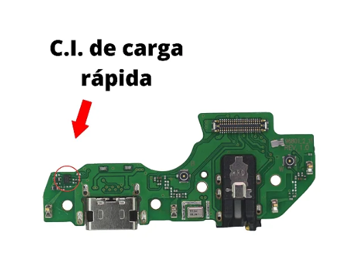 PLACA CONECTOR DE CARGA A22 5G COM CI DE CARGA RÁPIDA