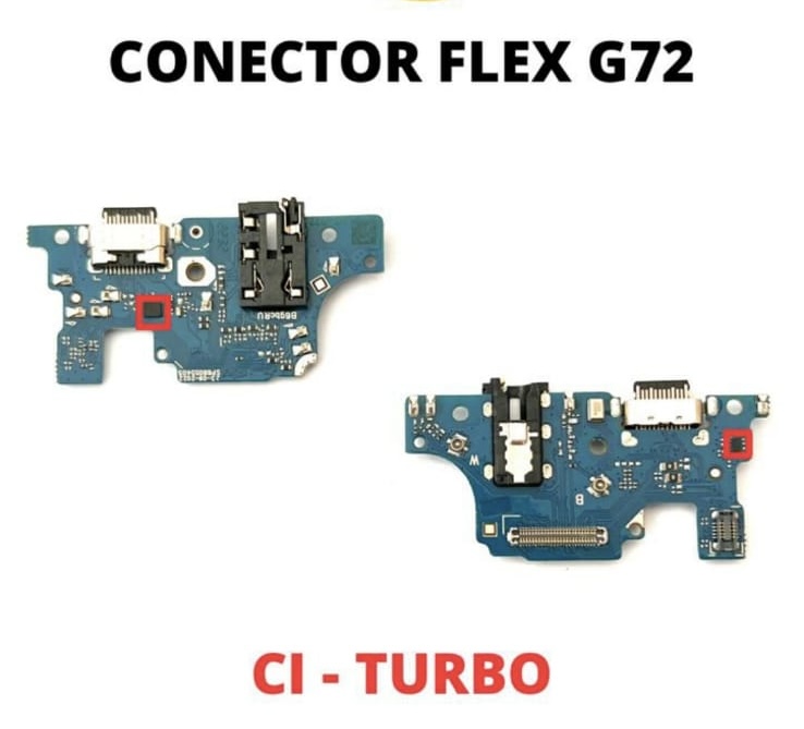 PLACA CONECTOR DE CARGA MOTO G72 COM MICROFONE CI DE CARGA