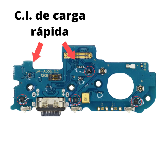 PLACA CARGA GALAXY A35 (A356) TURBO