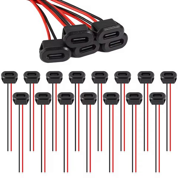 CONECTOR TIPO C COM FIO P CAIXA DE SOM UNIVERSAL