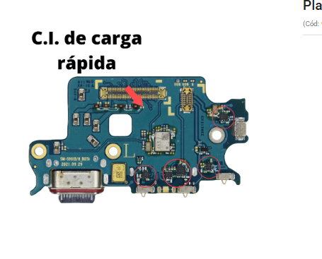 PLACA DE CARGA CONECTOR  S22 5g (s901)