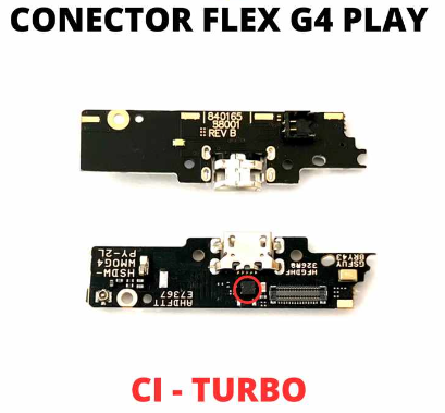 PLACA CONECTOR DE CARGA G4 PLAY DOCK XT1603 COM MICROFONE