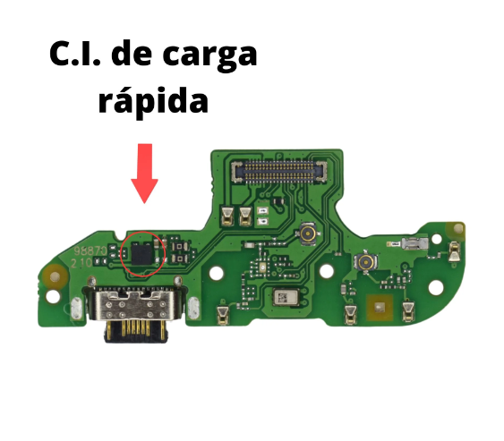 PLACA CONECTOR DE CARGA G8 PLAY M /  ONE MACRO M ( versão M)