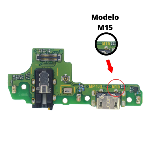 PLACA CARGA GALAXY A10S M15 (A107) TURBO