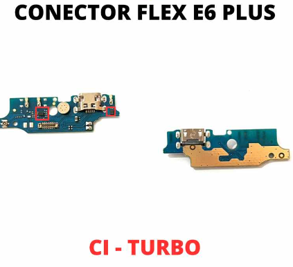 PLACA CONECTOR DE CARGA E6 PLUS DOCK XT2025 COM MICROFONE