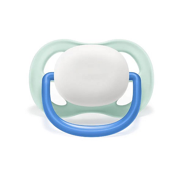 Chupeta Ultra Air Unitaria Lisa 0-6 Meses Menino Avent