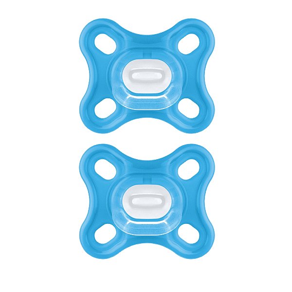 Chupeta Mam Comfort Dupla Menino 100% Silicone