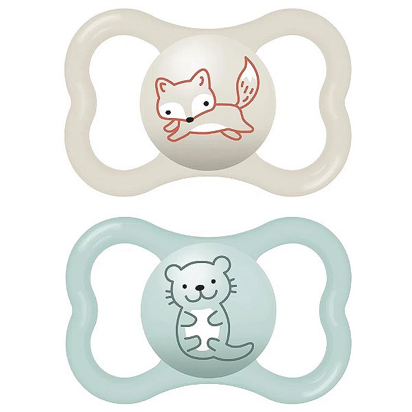 Chupeta Air MAM Dupla 16+ Meses Menino