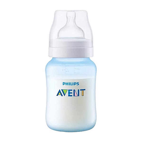 Mamadeira Azul Philips Avent 260ml Bico N°2