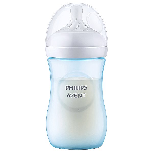 Mamadeira Pétala 3.0 Azul Philips Avent 260ml Bico N°3