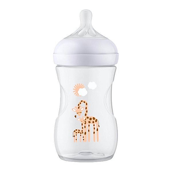 Mamadeira Pétala 3.0 Decorada Girafa Philips Avent 260ml