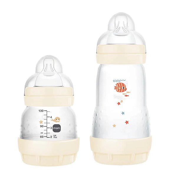 Kit Mam Mamadeira Easy Start Neutra 130ml + 260ml