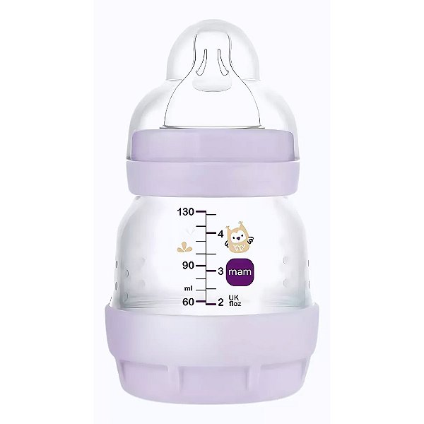 Mamadeira Mam Easy Start 130ml 0 meses Rosa