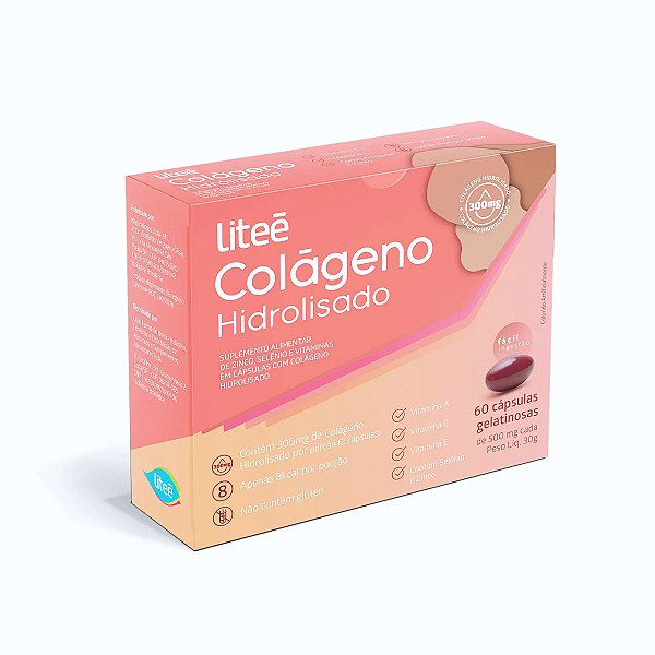 Liteé Colágeno Hidrolisado 60 Cápsulas Gelatinosas