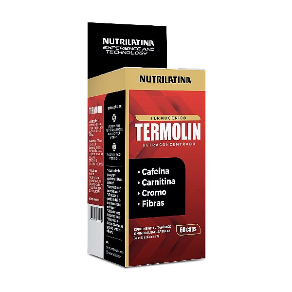 Termolin Termogênico Ultraconcentrado Nutrilatina 60 caps