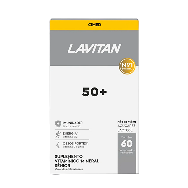 Lavitan Sênior Vitalidade Com 60 Comprimidos