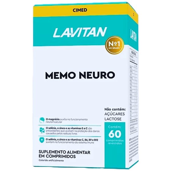 Lavitan Memória com 60 Comprimidos