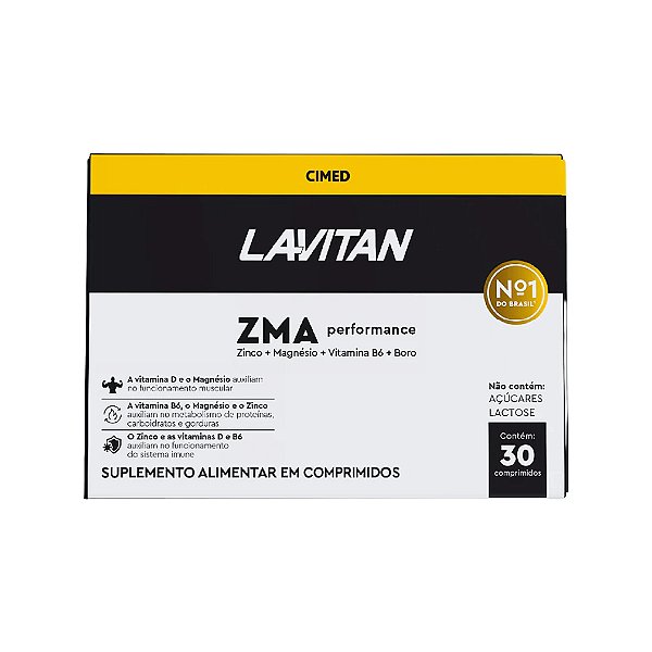 Lavitan ZMA Performance Polivitamínico 30 Comprimidos