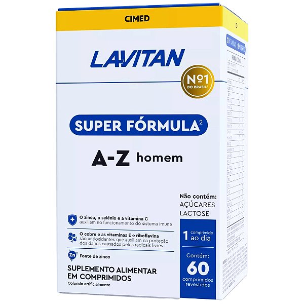 Lavitan 5G Multivitamínico Homem 60 Comprimidos