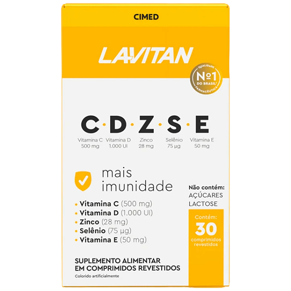Lavitan C.d.z.s.e Mais Imunidade C/30 Comp Cimed